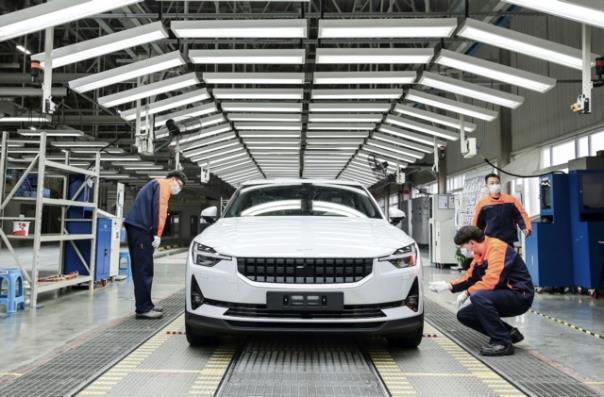 Produktion des Polestar 2 im chinesischen Werk Luqiao.  Foto: Auto-Medienportal.Net/Polestar